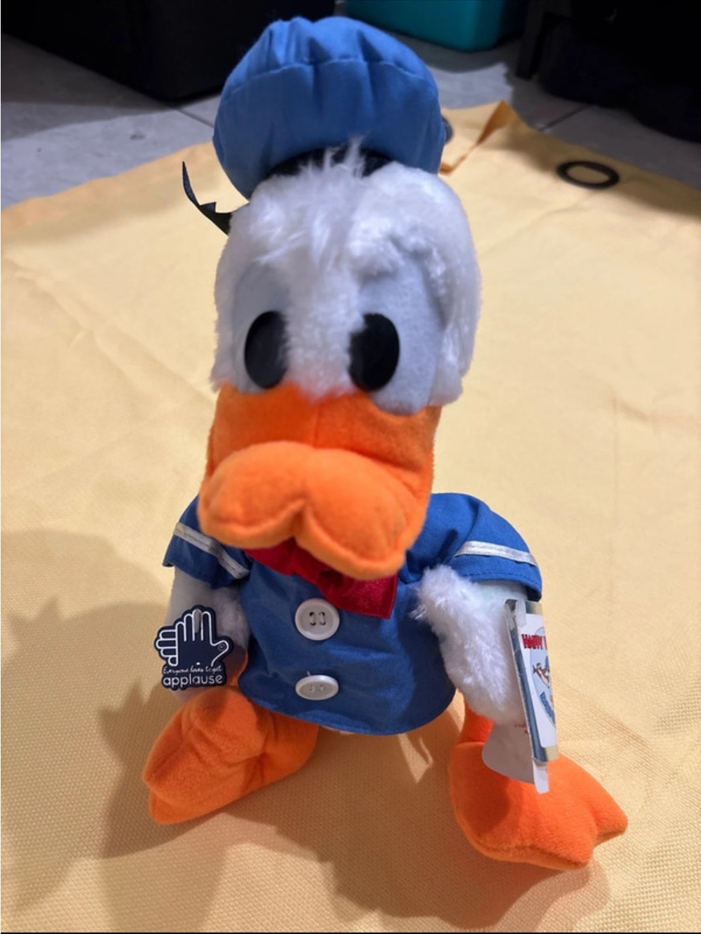 Applause Disney Donald Duck Plush Stuffed Animal